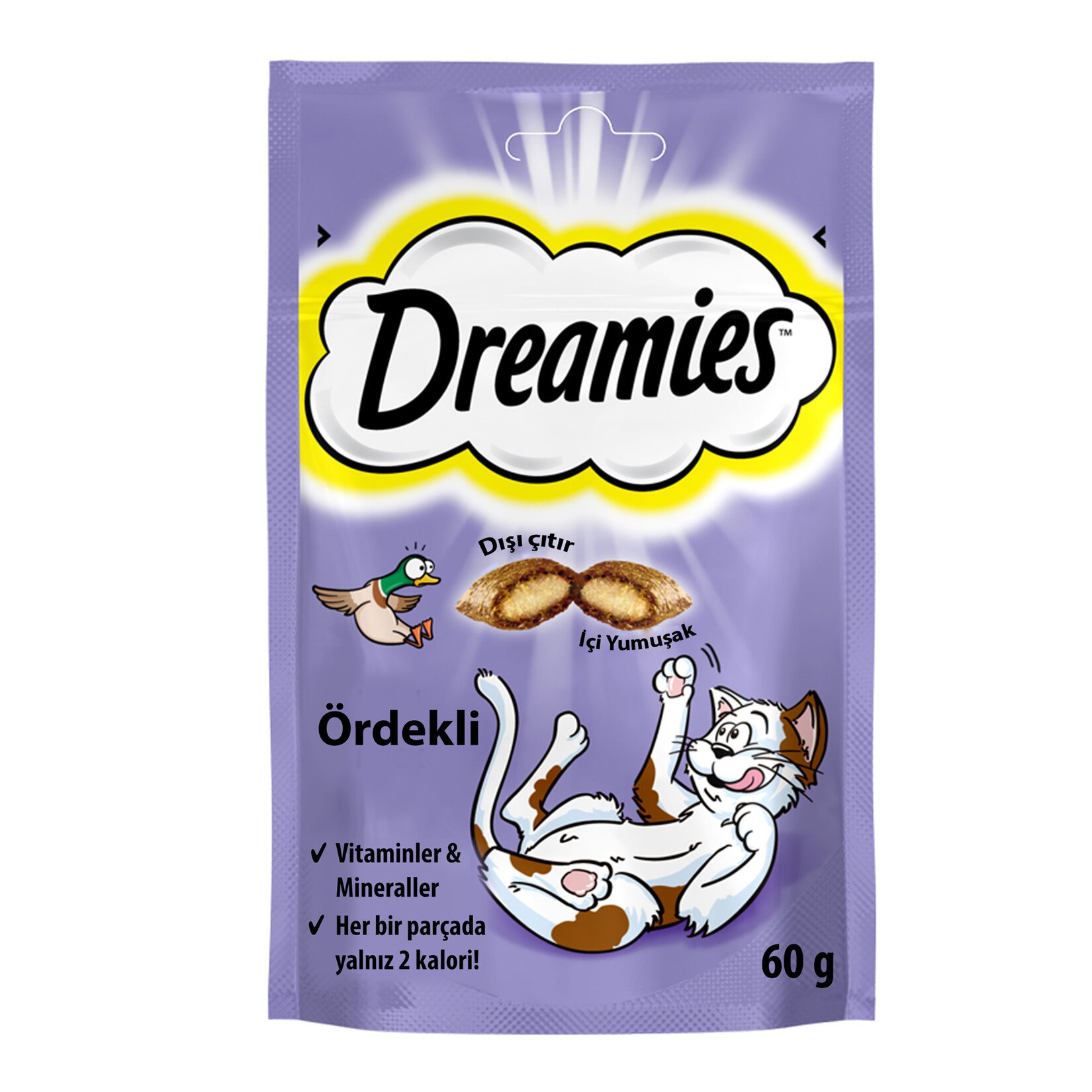Dreamies Ördekli Kedi Ödül Maması 60 G