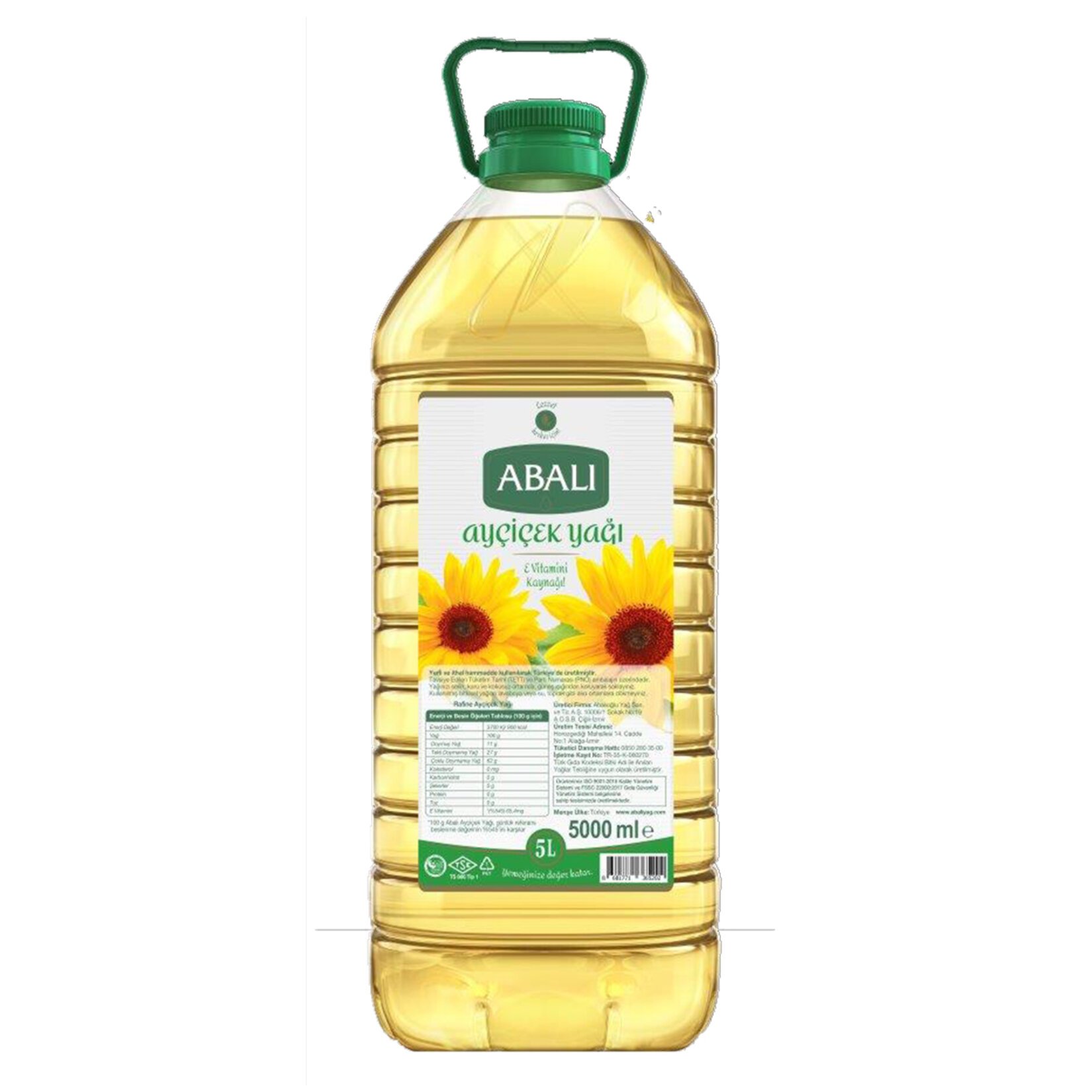 Abalı Ayçiçek Yağı 5 L