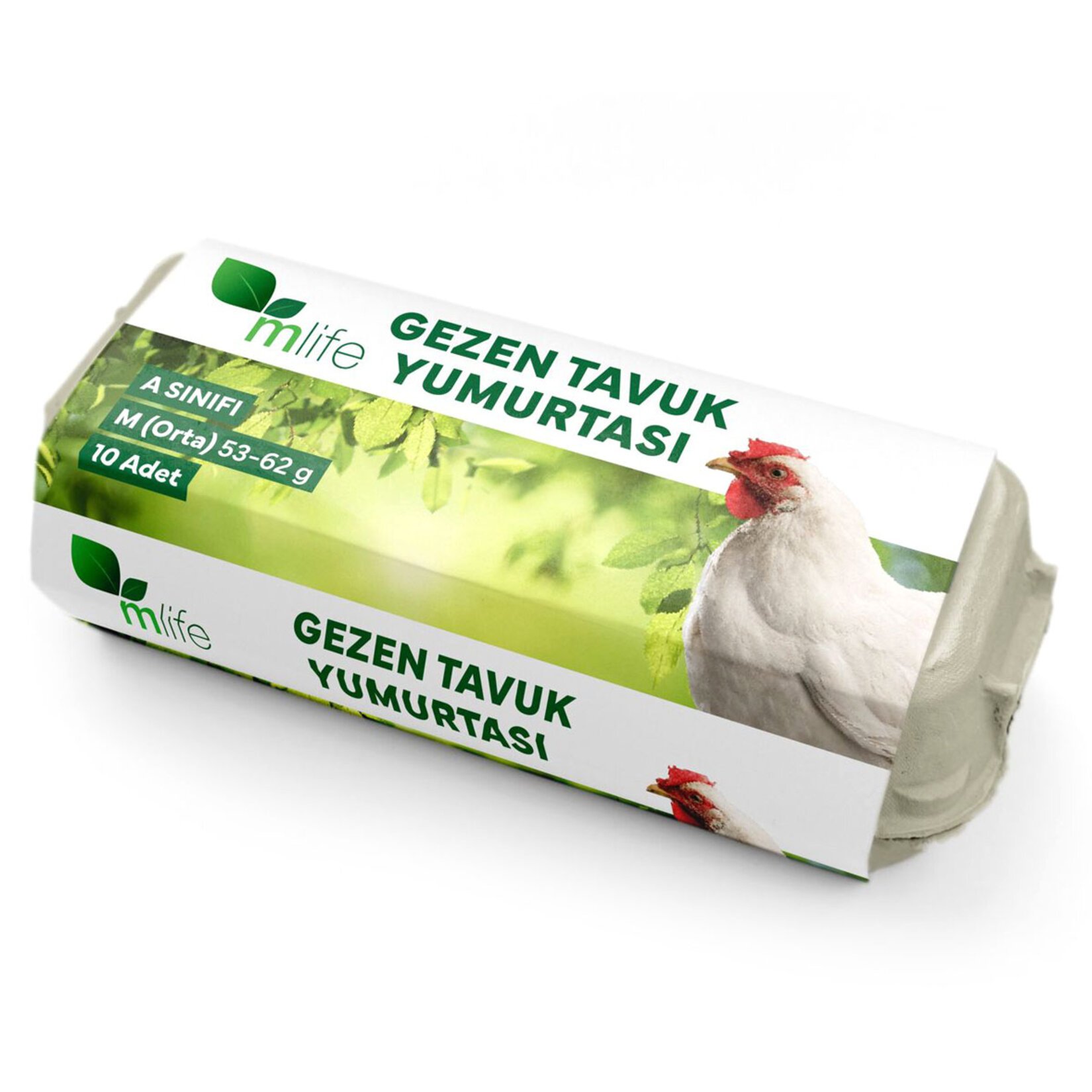 M Life Gezen Tavuk 10'lu M Boy Yumurta ( 53-62 G)