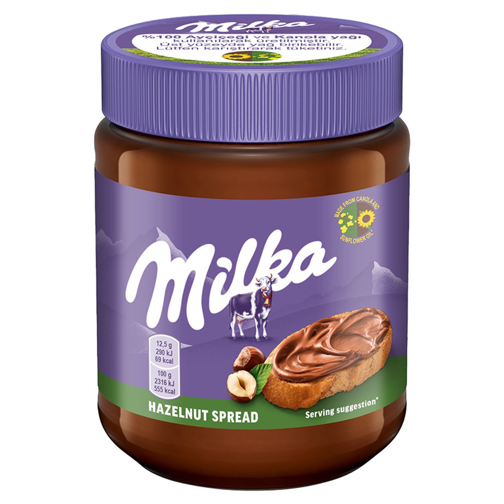 Milka Sürülebilir Fındık Ezmesi 350 G