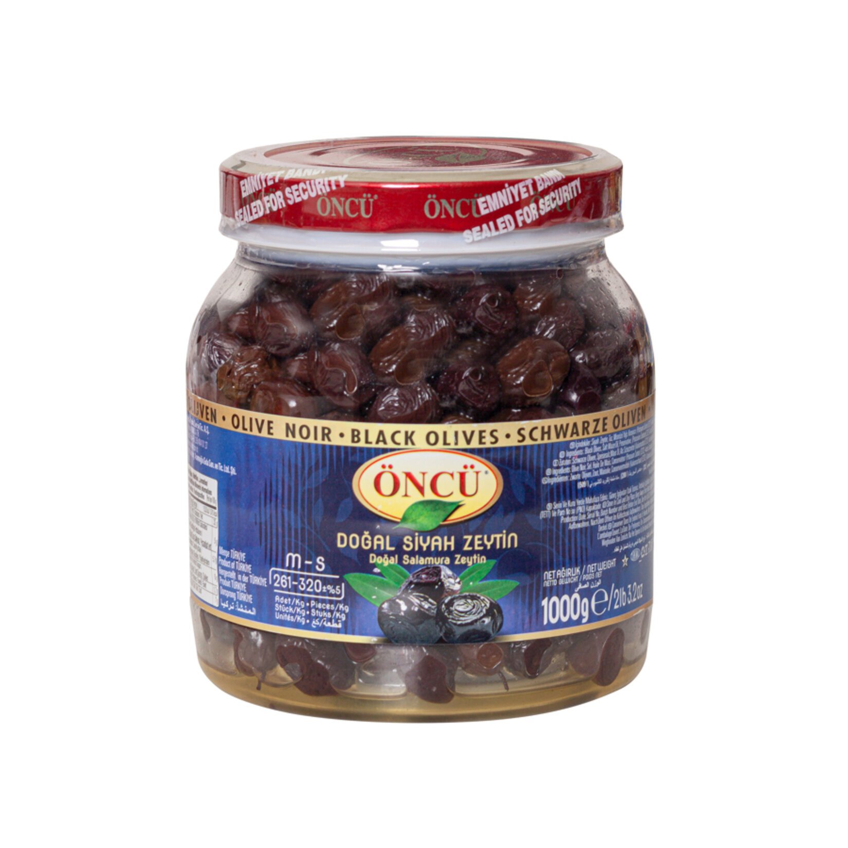 Öncü Siyah Yağlı Zeytin (M)-(S) 1 Kg