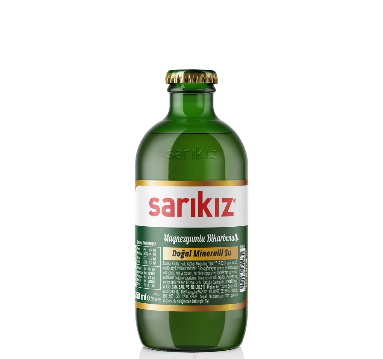 Sarıkız Sade Maden Suyu 250 ml