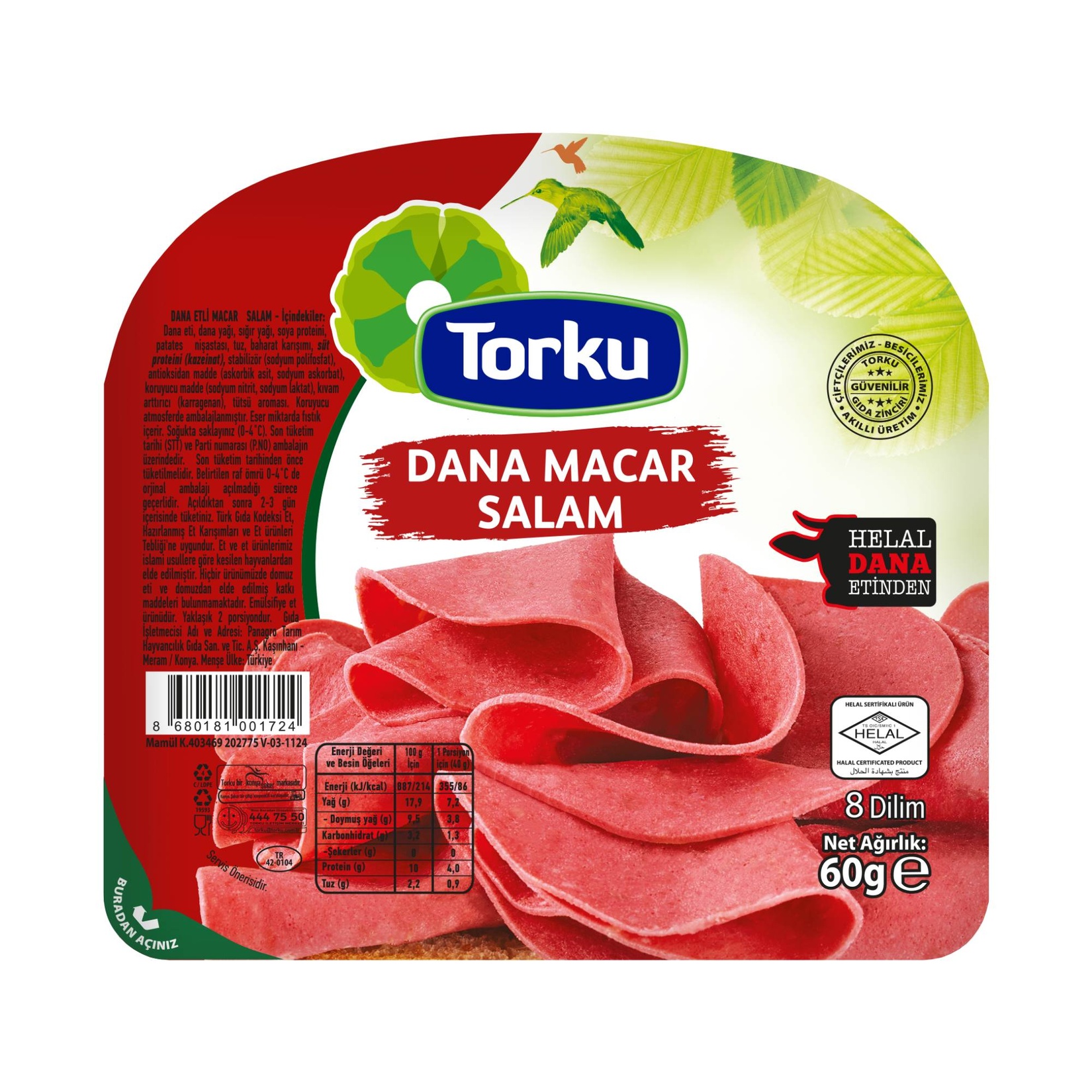 Torku Dilimli Salam 60 G